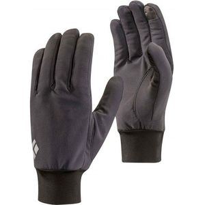 Black Diamond Lichtgewicht softshell handschoenen/touchscreen geschikte, waterafstotende & warme vingerhandschoen voor milde temperaturen/uniseks, smoke, maat: XS