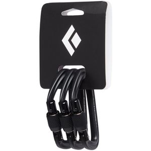 Black diamond Hotforge Screwgate 3 Pack Carabine Black All Sizes