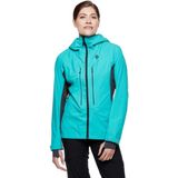 Black Diamond Womens Dawn Patrol Hybrid Shell Regenjas (Dames |turkoois |waterdicht)