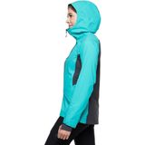 Black Diamond Womens Dawn Patrol Hybrid Shell Regenjas (Dames |turkoois |waterdicht)