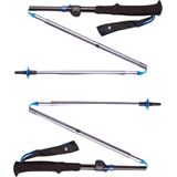 Black Diamond - Trail / running stokken - Distance Flz Pewter voor Unisex van Aluminium - Maat 125 cm - Grijs