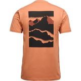 Black Diamond - Mountainscape SS Tee - T-shirt - Moab Brown - Heren van Katoen