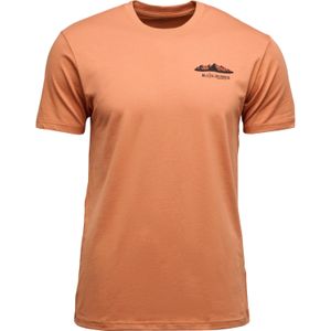 Black Diamond - Mountainscape SS Tee - T-shirt - Moab Brown - Heren van Katoen
