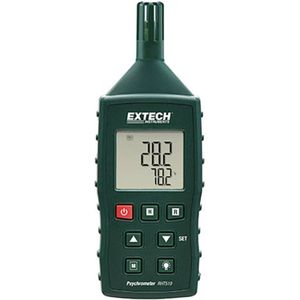Extech RHT510 - hygrometer en thermometer - Psychrometer - Meet relatieve vochtigheid, temperatuur dauwpunt en natte bol