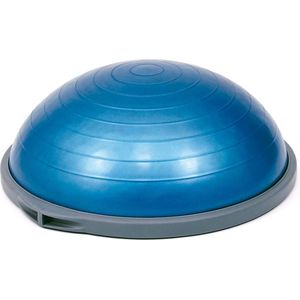 BOSU Professionele multifunctionele gymnastiekbal voor thuis, 66 cm, complete trainingsuitrusting met geleide training en pomp, blauw