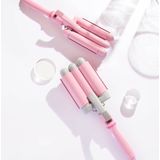 Mermade Pro Hair Waver - Haarkrultang - Roze Wafeltang - GolvenKrultang - 32mm Pink