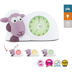 Zazu Sam Slaaptrainer Schaap Paars Kinderwekker ZA SAM 9