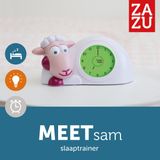 Sam Slaaptrainer - Met nachtlamp functie en slaaptimers - Roze / Wit