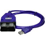 Adapter - OBD II Interface - Blauw - Geschikt voor Voertuigen van 1995 tot 2004