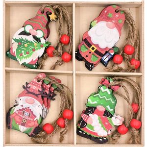 Kerstboom decoratie hangers van krasfolie
