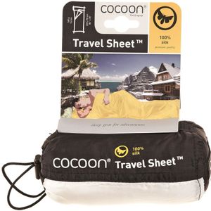 drap de sac soie cocoon travelsheet silk economy gris