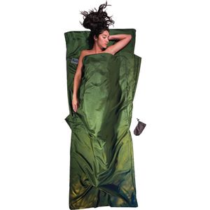 Cocoon TravelSheet - Lakenzak - Zijde - Dark Olive