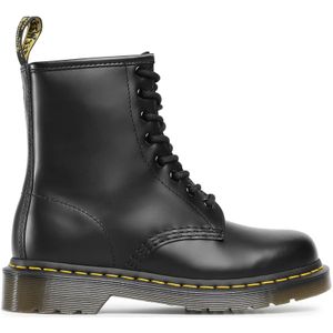 Dr. Martens 1460 Combat Boots voor dames, Zwart Zwart Zwart Smooth, 39 EU