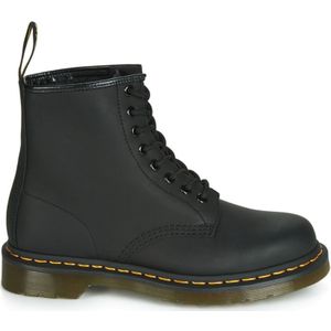 Boots in leer 1460 Greasy DR. MARTENS. Leer materiaal. Maten 41. Zwart kleur