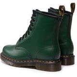 Dr. Martens - Donkergroene Leren Veterschoenen - Dames