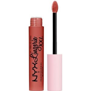 NYX Professional Makeup Lip Lingerie XXL vloeibare lippenstift met matte finish Tint  06 - Peach flirt 4 ml