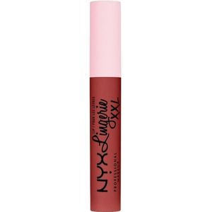 Nyx Professional Makeup Lip Lingerie XXL - Warm Up - Matte, niet-overdraagbare lippenstift - Bruin