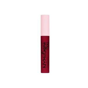 Nyx Professional Makeup Lip Lingerie Sizzlin Matte, niet overdraagbare lippenstift Donkerrood