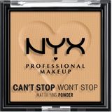 NYX Professional Makeup Can't Stop Won't Stop Mattifying Poeder 6 g Golden 05
