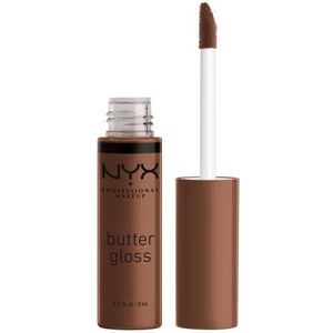 NYX Professional Makeup Butter Gloss Lipgloss, Nr. 49 - Fudge Me, 8 ml