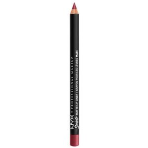 Nyx Professional Makeup Suede Matte Lip Liner - Cherry Skies - Mat Lippotlood - Rood