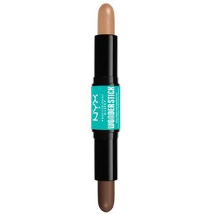 NYX Professional Makeup Wonder Stick Dual Face Lift Dubbelzijdige Contouren Stick Tint 05 Medium Tan 2x4 gr