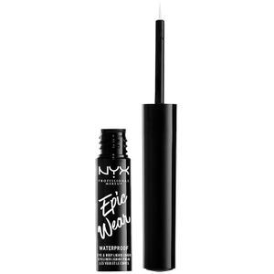 NYX Professional Makeup Oog make-up Eyeliner Epic Wear Metallic Liquid Liner Silver Metal