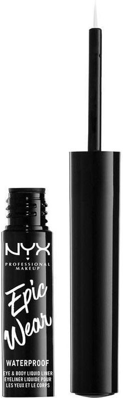 NYX - Epic Wear Metallic Liquid Eyeliner - 3.5 ml - Zilver Metaal