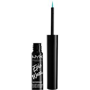 NYX Professional Makeup Epic Wear Metallic Liquid Liner 3.5ml (Various Shades) - Teal Metal