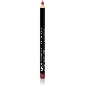 Nyx Professional Makeup Slim Lip Pencil - Burgundy - Fijn lippotlood - Donkerrood