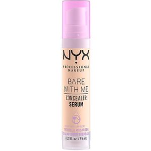 NYX Professional Makeup Bare With Me Concealer-serum, dekkend serum met natuurlijke afwerking en gemiddelde dekking, fair, 9,6 ml