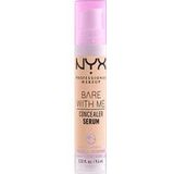 NYX Professional Makeup Abdeckendes Serum mit natürlichem Finish und mittlerer Deckkraft, Bare With Me Concealer Serum, Vanilla, 9,6 ml