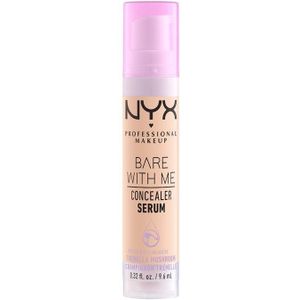1 x Bare With Me concealer NYX Professional Makeup, natuurlijk, gemiddelde dekking, kleur: Vanille, 9,6 ml