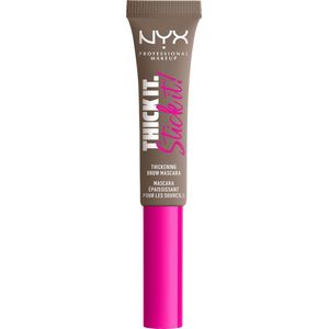 Nyx Professional Makeup Thick It Stick It Brow Gel Mascara - Taupe - Verdikkende Wenkbrauw Mascara - Grijsbruin
