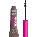 Nyx Professional Makeup Thick It Stick It Brow Gel Mascara - Cool Ash Brown - Verdikkende Wenkbrauw Mascara - Asbruin