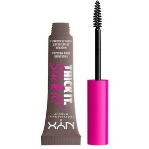 NYX PROFESSIONAL MAKEUP - Dik het. Plak het! Wenkbrauwmascara - Cool Ash Brown