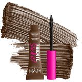 Nyx Professional Makeup Thick It Stick It Brow Gel Mascara - Brunette - Verdikkende Wenkbrauw Mascara - Bruin