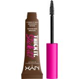 Nyx Professional Makeup Thick It Stick It Brow Gel Mascara - Brunette - Verdikkende Wenkbrauw Mascara - Bruin