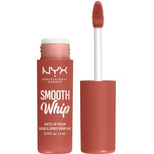 NYX Professional Makeup Lippenrood, matte gladde witte crème, heldere kleur, slagroomtextuur, veganistische formule, kleur: Pushin Cushion (07)