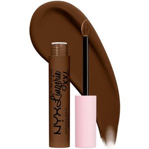 Nyx Professional Makeup Lip Lingerie Goin Desnuda Matte, niet overdraagbare lippenstift Donkerbruin
