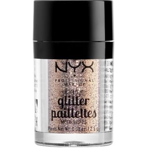 NYX Professional Makeup Glitter Goals Metallic glitter voor gezicht en lichaam Tint 04 Goldstone 2.5 gr