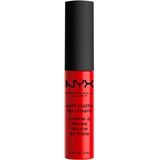 Nyx - Soft Matte Lip Cream - Lippenstift - Rood - Matte Finish