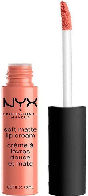 NYX Professional Makeup Soft Matte Lip Cream, Cremiges und mattes Finish, Hochpigmentiert, Langanhaltend, Vegane Formel, Farbton: Stockholm