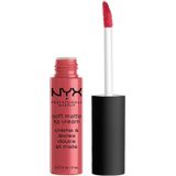 Nyx Professional Makeup Soft Matte Lip Cream - San Paulo - Matte lippenstift, lippenbalsemtextuur - Roos