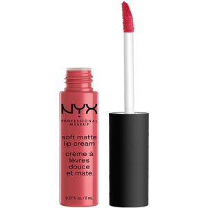 Nyx Professional Makeup Soft Matte Lip Cream - San Paulo - Matte lippenstift, lippenbalsemtextuur - Roos