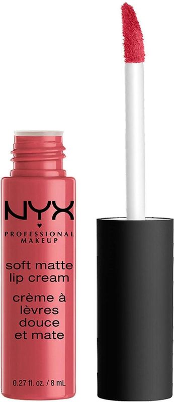 Nyx Professional Makeup Soft Matte Lip Cream - San Paulo - Matte lippenstift, lippenbalsemtextuur - Roos