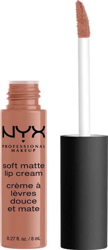 NYX Professional Makeup Lippenstift, Soft Matte Lip Cream, Cremiges und mattes Finish, Hochpigmentiert, Langanhaltend, Vegane Formel, Farbton: Abu Dhabi