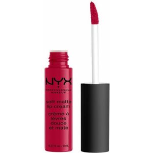 Nyx Professional Makeup Soft Matte Lip Cream Monte Carlo Matte lippenstift, lippenbalsemtextuur Rood