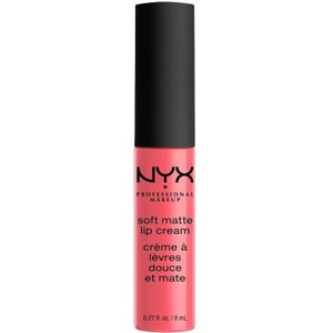 Nyx Professional Makeup Soft Matte Lip Cream - Milan - Matte lippenstift, lippenbalsemtextuur - Roos