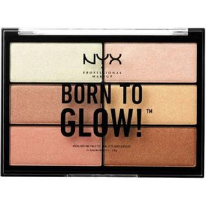 NYX Professional Makeup Christmas Look Born to Glow Palette Highlighter 145.8 g
